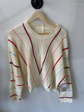 Colorful knit sweater